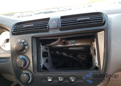 2002 Honda Civic Ex из США, поврежденный, VIN 2HGES26762H538962